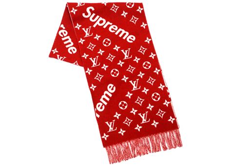 louis vuitton x supreme scarf price|louis vuitton twilly scarf.